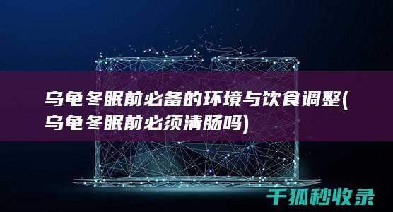 乌龟冬眠前必备的环境与饮食调整 (乌龟冬眠前必须清肠吗)